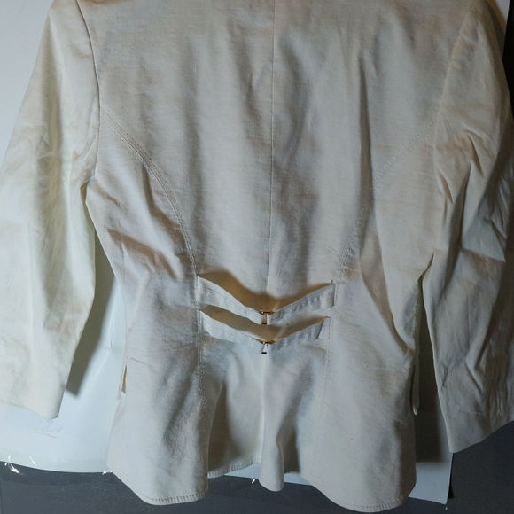 Bebe off white blazer size 6 - Picture 4 of 4